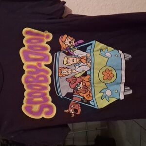 A black scooter door shirt